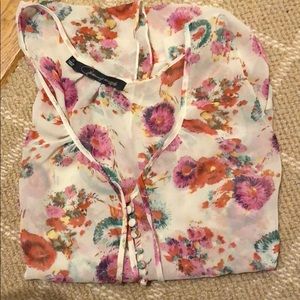 NWOT Patterson J. Kincaid Floral Blouse